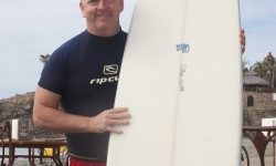 Surfing at Los Cerritos Beach